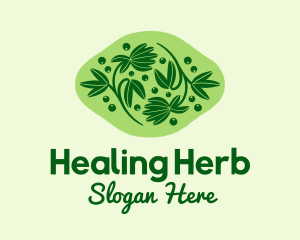 Natural Herb Plant  logo design