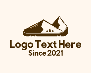 Terrain - Summit Mountain Shoe logo design