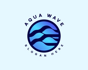 Consultant Business Wave logo design