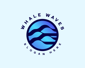 Consultant Business Wave logo design