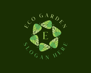 Environmental Nature Leaf logo design