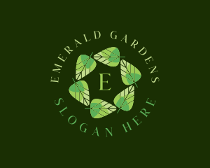 Environmental Nature Leaf logo design