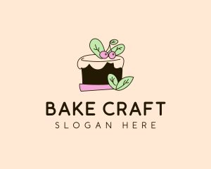 Organic Cherry Cake logo design