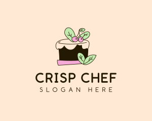 Organic Cherry Cake logo design