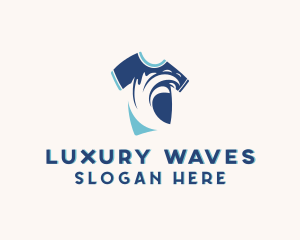 Wave Shirt Outfit logo design