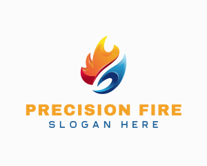 Fire Ice Blaze logo design