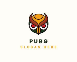 Surveillance - Angry Owl Head logo design