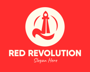 Red Rocket Launch logo design