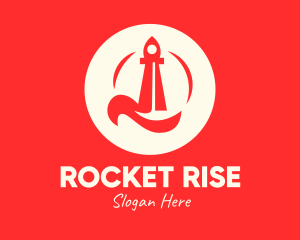 Red Rocket Launch logo design