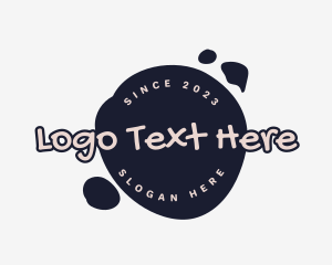 Blob - Graffiti Ink Splatter logo design