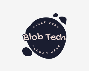 Blob - Graffiti Ink Splatter logo design