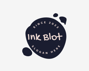 Graffiti Ink Splatter logo design