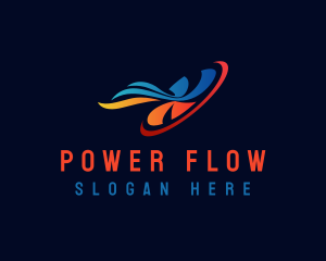 Propeller Turbine Fan logo design