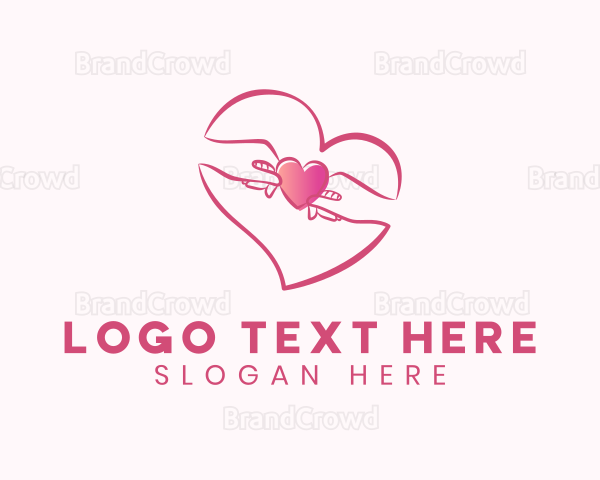 Helping Hand Charity Heart Logo