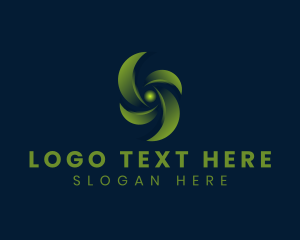 Abstract - Digital Technology Propeller logo design