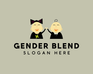 Gender - Happy Children Daycare logo design