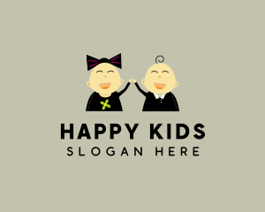 Happy Children Daycare logo design