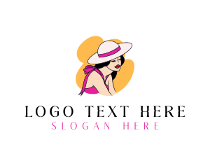 Couture - Woman Fashion Hat logo design