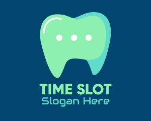 Appointment - Dentist Online Chat logo design