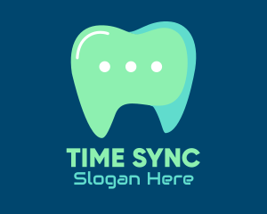 Appointment - Dentist Online Chat logo design
