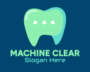 Telemedicine - Dentist Online Chat logo design
