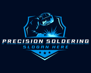 Soldering - Industrial Welder Fabrication logo design