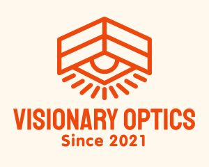 Optometry - House Surveillance Eye logo design
