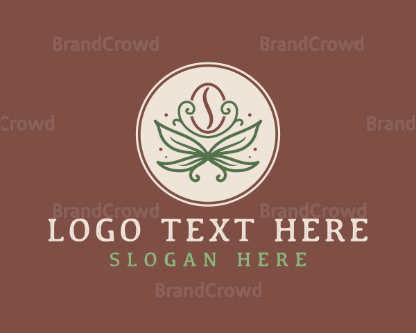 Organic Coffee Bean Logo