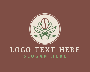 Latte - Organic Coffee Bean logo design