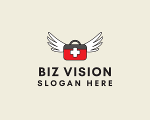 Flying Doctor Medical Wings logo design