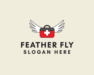 Flying Doctor Medical Wings logo design