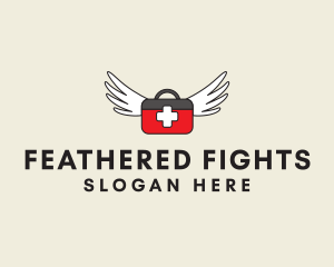 Flying Doctor Medical Wings logo design