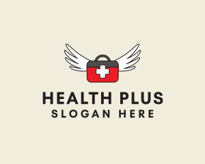 Flying Doctor Medical Wings logo design