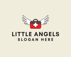 Flying Doctor Medical Wings logo design