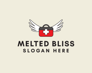 Flying Doctor Medical Wings logo design