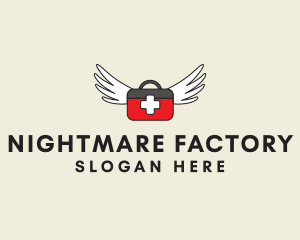 Flying Doctor Medical Wings logo design