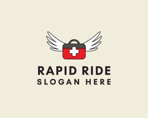 Flying Doctor Medical Wings logo design