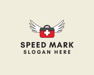 Flying Doctor Medical Wings logo design