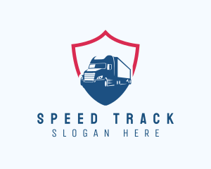 Trucking Shield Transport Logo