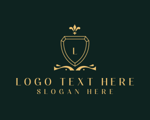 Fleur De Lis - Royal Shield College logo design