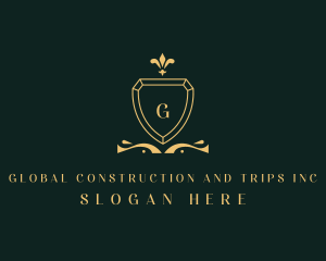 Ribbon - Royal Shield College logo design