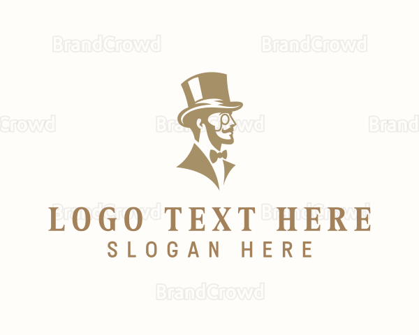 Gentleman Fasion Top Hat Logo