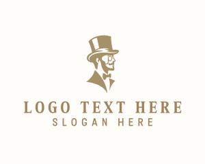 Gentleman Fasion Top Hat Logo