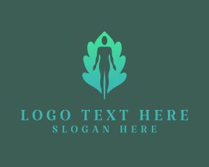 Yoga - Leaf Yoga Wellness logo design