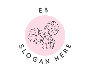 Stationery - Beauty Cherry Blossom Flower logo design