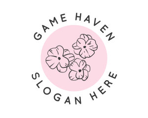 Artisan - Beauty Cherry Blossom Flower logo design