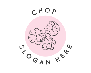 Scent - Beauty Cherry Blossom Flower logo design