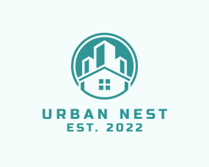 Apartment - Urban Housing Apartment logo design