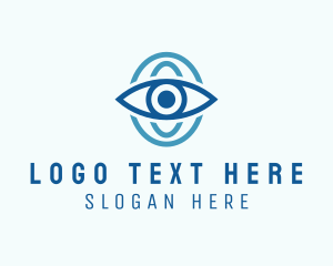 Surveillance - Optical Eye Letter O logo design
