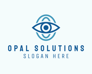 Optical Eye Letter O logo design